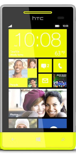 HTC Windows Phone 8 S 4GB Grau, Gelb