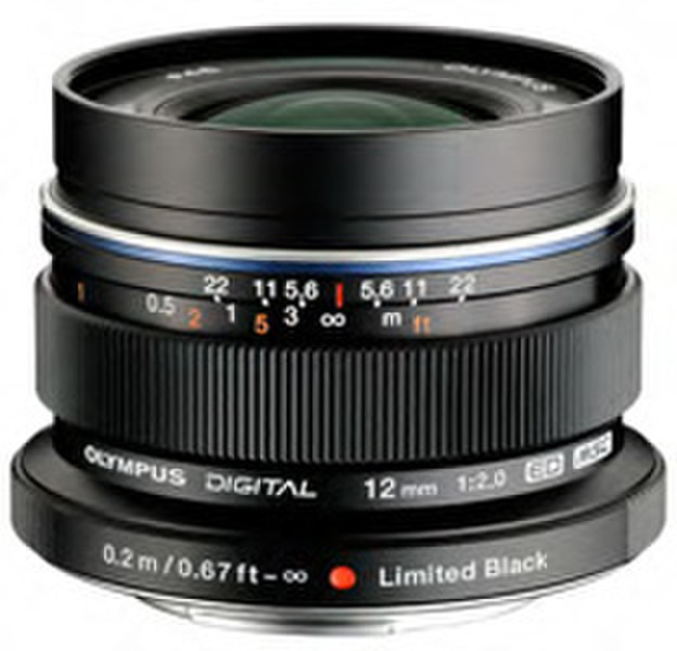 Olympus M.Zuiko 12mm F2.0 Lens Kit Wide lens Schwarz