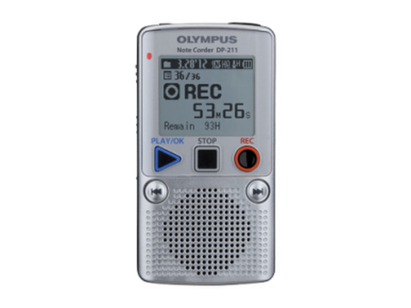 Olympus DP-211 Internal memory Silver dictaphone