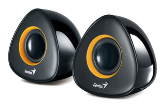Genius SP-U150X Black/Yellow Stereo 1.25W Black,Yellow