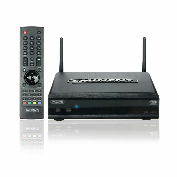 Eminent EM7385 Wi-Fi Black digital media player