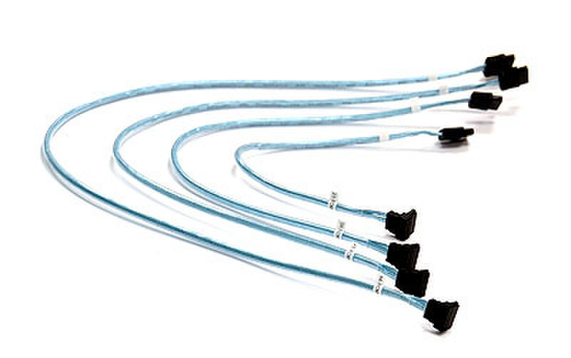 Supermicro 4 x Round 0.55m SATA SATA Black,Blue,White SATA cable