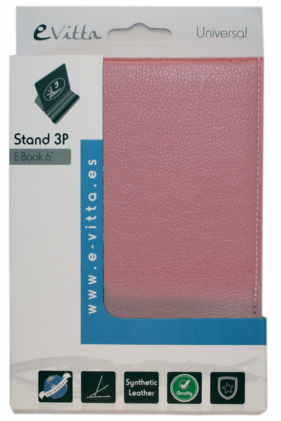 e-Vitta eBook Stand folio Pink e-book reader case