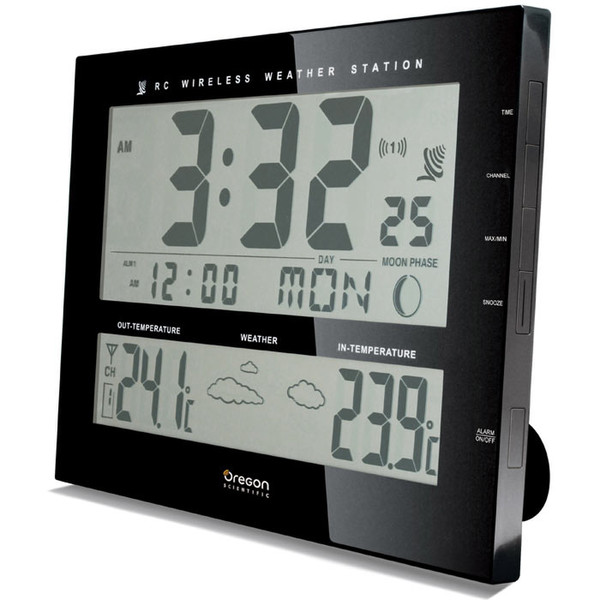 Oregon Scientific IWA80093 Black weather station