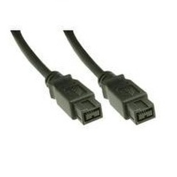 Microconnect FireWire 9P-9P 4,5m M-M 4.5м 9-p 9-p Черный FireWire кабель