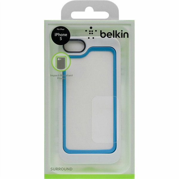 Belkin Surround Case Cover case Синий, Белый
