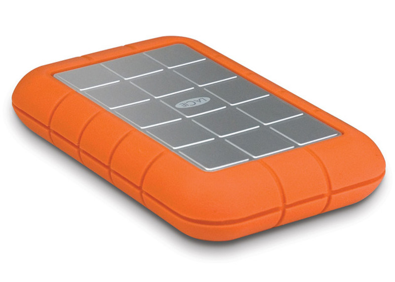 LaCie Rugged Hard Disk 500GB 2.0 500ГБ Оранжевый, Cеребряный внешний жесткий диск