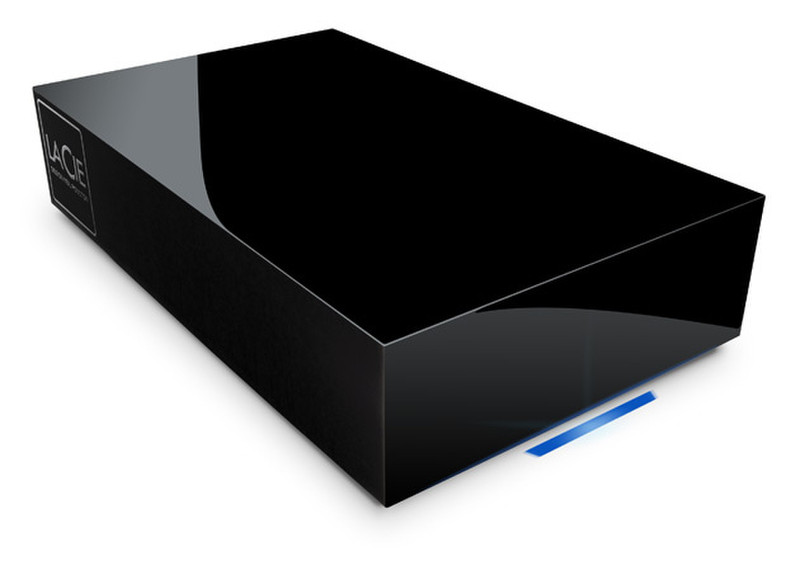 LaCie Hard Disk, Design by Neil Poulton 1TB 1000GB Schwarz Externe Festplatte