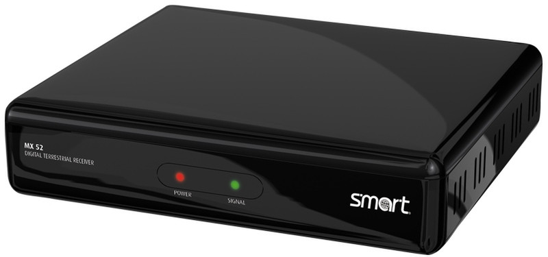 Smart MX52 Terrestrial Black TV set-top box