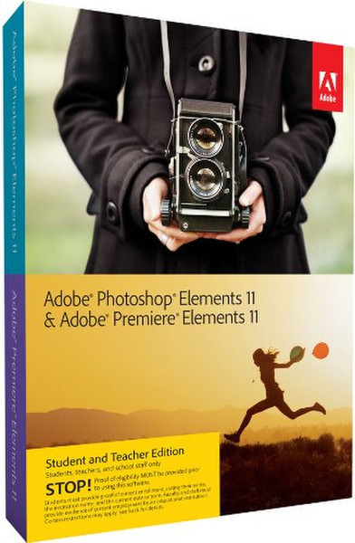 Adobe Premiere Elements Photoshop & 11 Student & Teacher Edition, Win, SWE