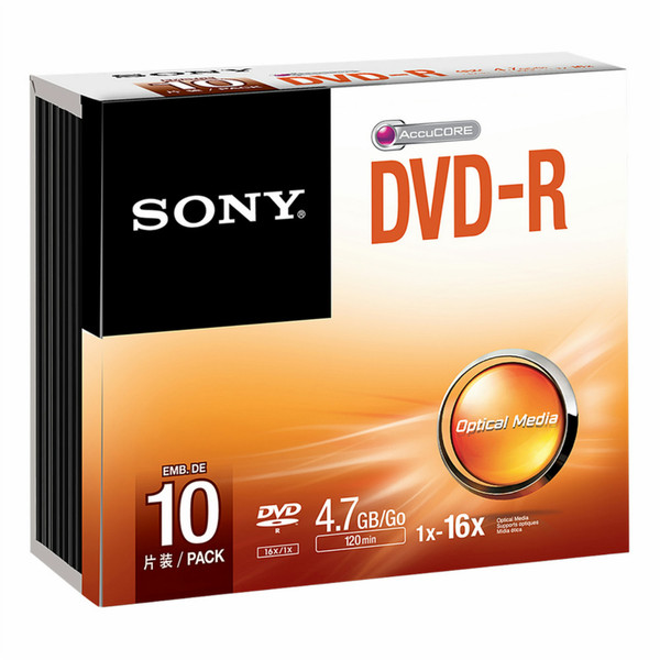 Sony 10DMR47SS чистый DVD