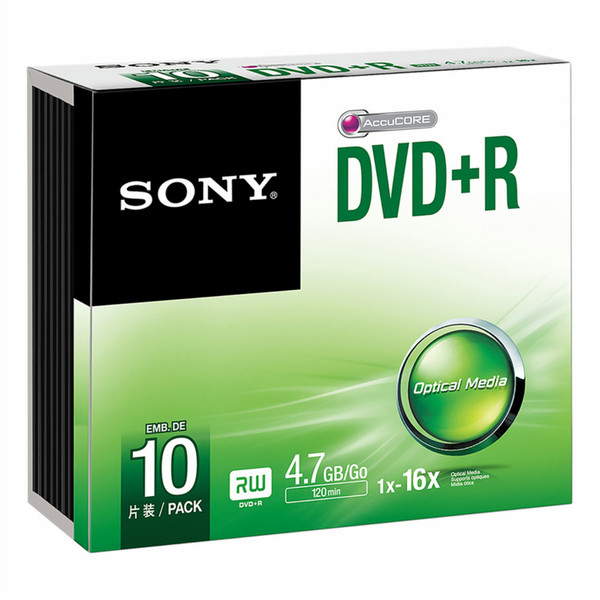 Sony 10DPR47SS чистый DVD