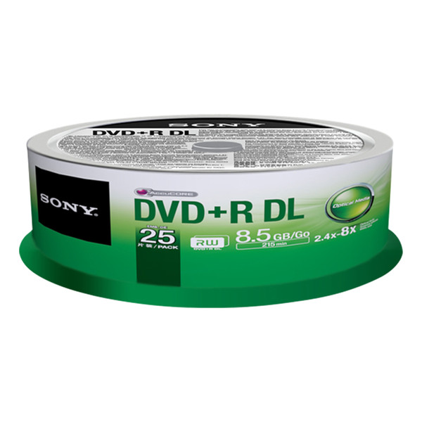 Sony 25DPR85SP blank DVD