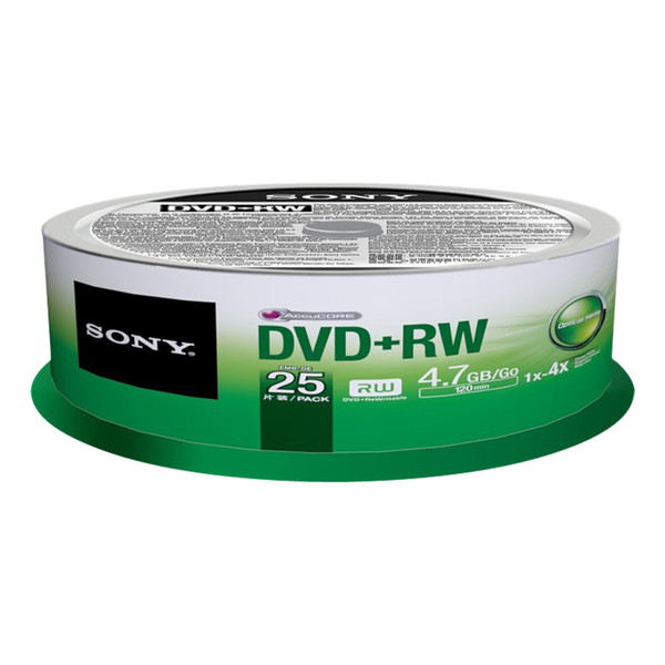 Sony 25DPW47SP blank DVD