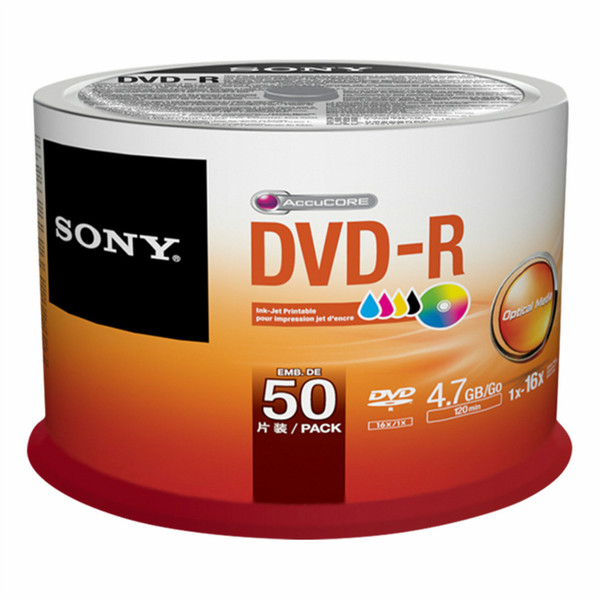 Sony 50DMR47PP blank DVD