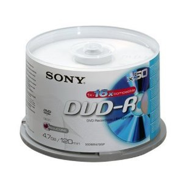 Sony DVD-R 16x, 50 4.7ГБ DVD-R 50шт