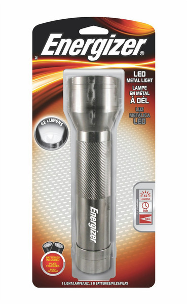 Energizer 6 LED Metal Light Hand flashlight LED Grey,Metallic