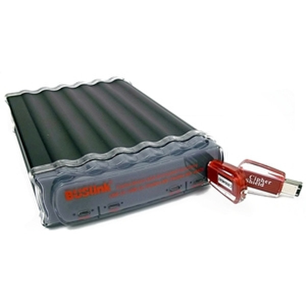 BUSlink Penta CipherShield 4TB USB Type-A 3.0 (3.1 Gen 1) 4000GB Schwarz