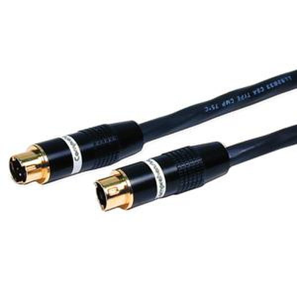 Comprehensive 7.62m, S-Video to 2 BNC, m/f 7.62m S-Video (4-pin) Black video cable adapter