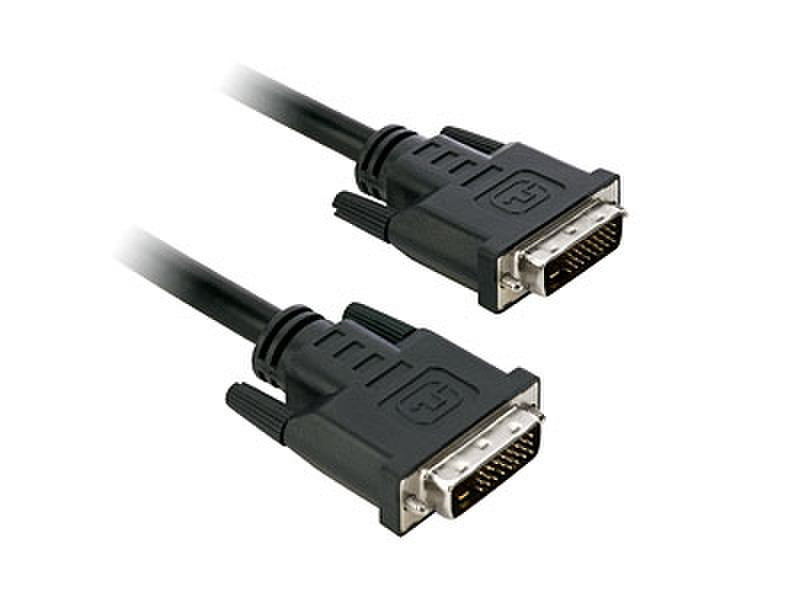 V7 DVI Dual link cable 24+1 3м DVI DVI Серый DVI кабель