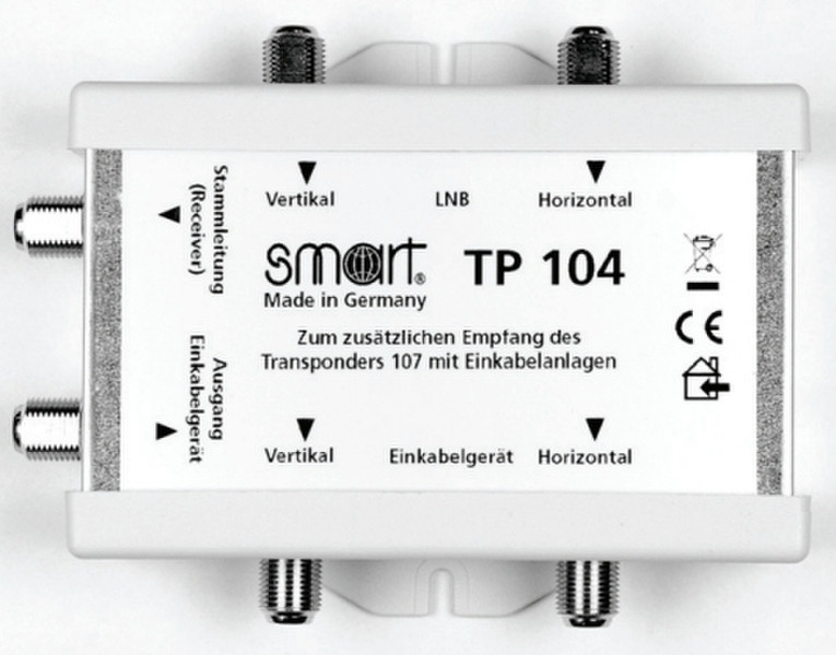 Smart TP 104 Cеребряный, Белый