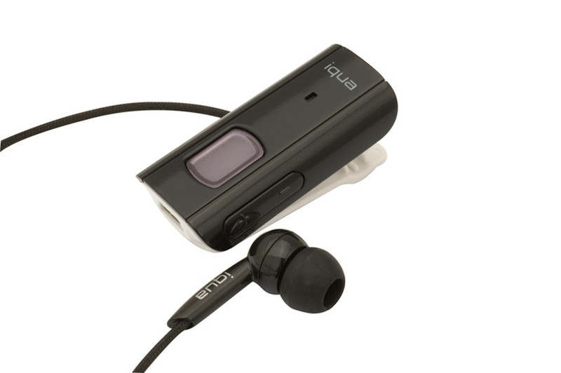 Iqua Headset BHS-312 Монофонический Беспроводной Черный гарнитура мобильного устройства