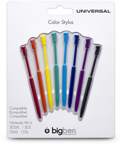 Bigben Interactive Stylus Set Rainbow Multicolour stylus pen