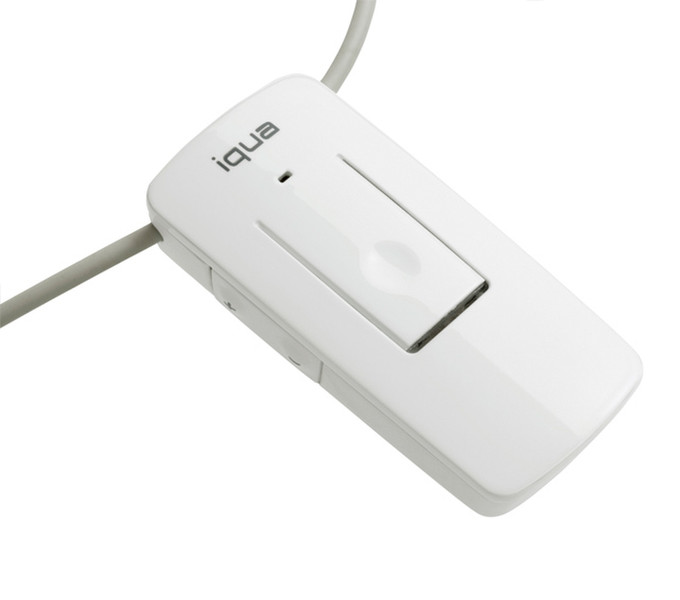 Iqua Headset BHS-702 Монофонический Беспроводной Белый гарнитура мобильного устройства