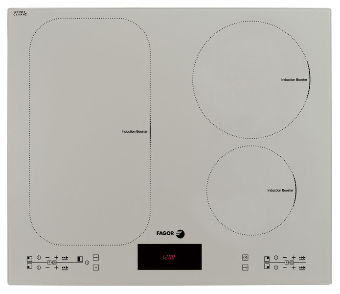 Fagor IF-ZONE40HAS built-in Electric induction Grey