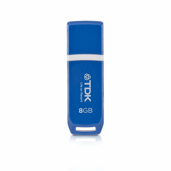 TDK TF10 8GB 8GB USB 2.0 Type-A Blue USB flash drive