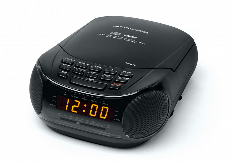 Muse M-125 CRB Аналоговый Черный CD радио