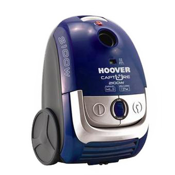 Hoover TCP 2120 Capture Цилиндрический пылесос 2.3л 2100Вт Синий, Cеребряный