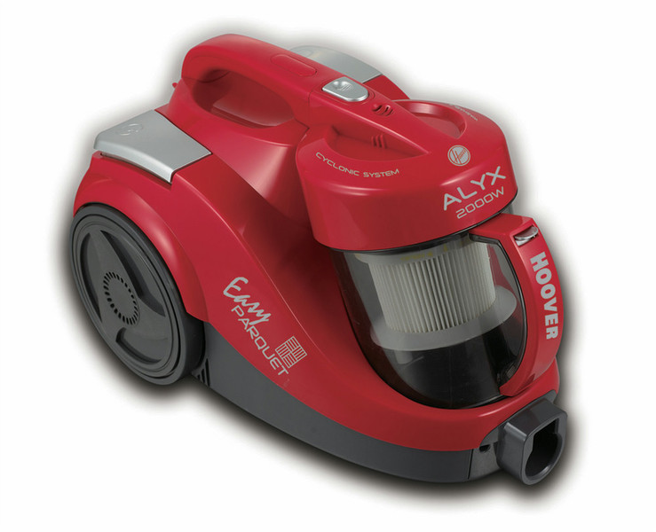 Hoover TC 1216 Zylinder-Vakuum 1.7l 2000W Rot, Weiß