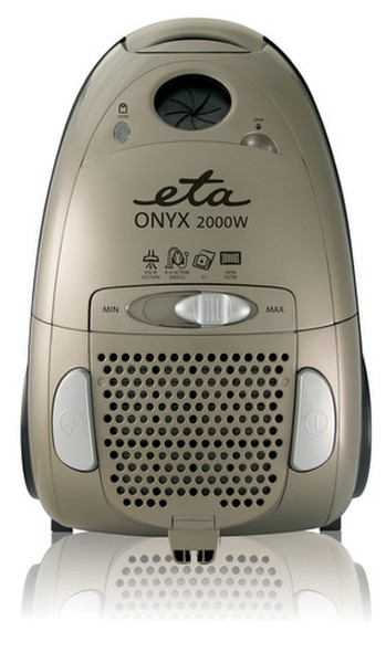 Eta Onyx Zylinder-Vakuum 3l 2000W Grau