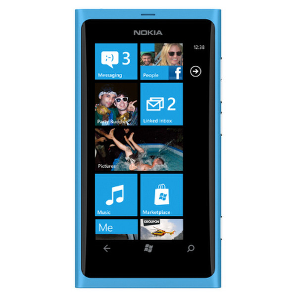 Nokia Lumia 800 16ГБ Бирюзовый