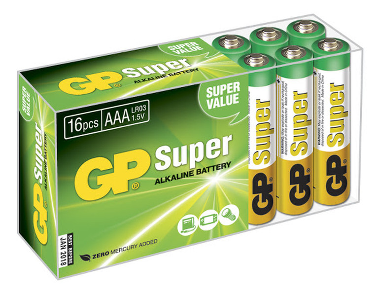 GP Batteries Super Alkaline 151053 батарейки