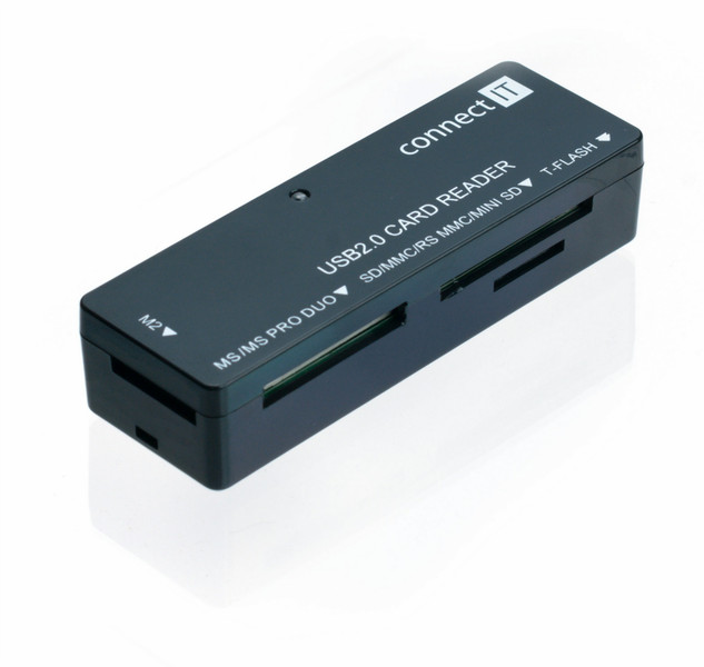 Connect IT CI-56 USB 1.1 Черный устройство для чтения карт флэш-памяти