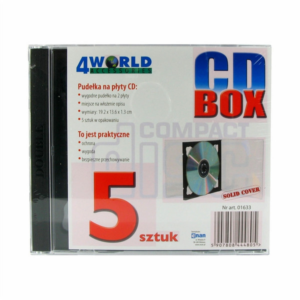 4World Pack double CD, standard size, 5 pcs