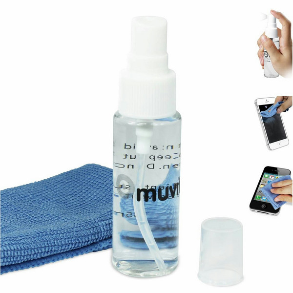 Muvit MUGOODC002 Экраны/пластмассы Equipment cleansing wet/dry cloths & liquid набор для чистки оборудования