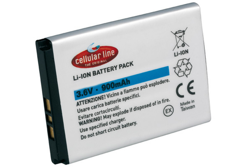 Cellularline BSICORBYS3650 Lithium-Ion 900mAh 3.6V Wiederaufladbare Batterie