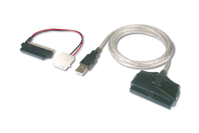 Digitus USB 2.0 to IDE Cable - 1.0m USB IDE 40p cable interface/gender adapter