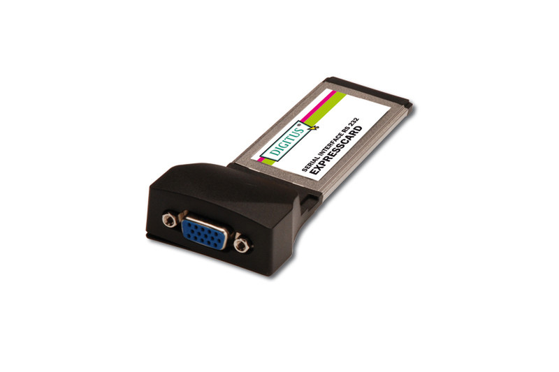 Digitus RS 232 ExpressCard interface cards/adapter