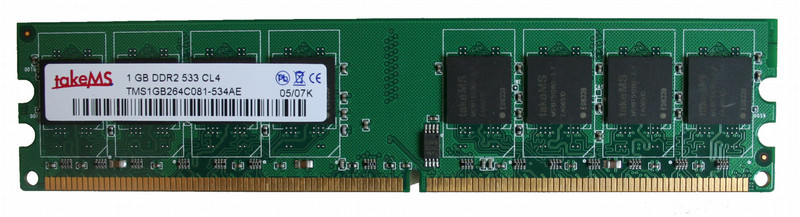 takeMS 1GB Memory Module 1ГБ DDR2 533МГц модуль памяти