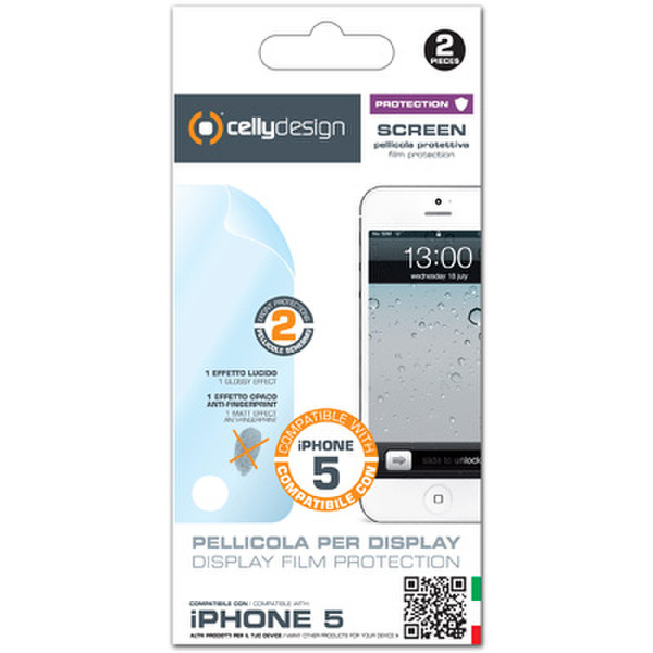 Celly SCREEN185A iPhone5 2pc(s) screen protector