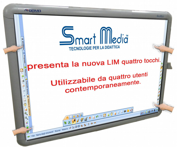 Smart Media QWB200-BW-H02 Interaktives Whiteboard & Zubehör