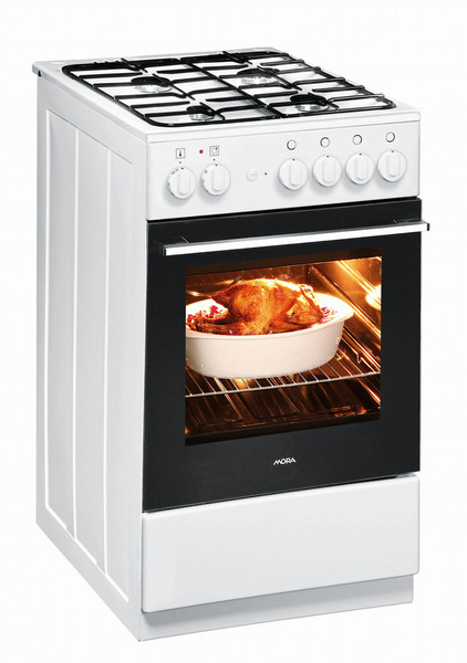 Mora KS 610 MW Freistehend Gas hob Weiß