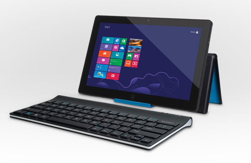 Logitech Tablet Keyboard Bluetooth Черный