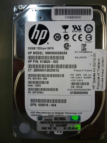 HP 632142-001 внутренний жесткий диск