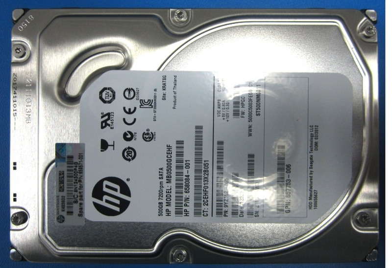 Hewlett Packard Enterprise 659571-001 hard disk drive