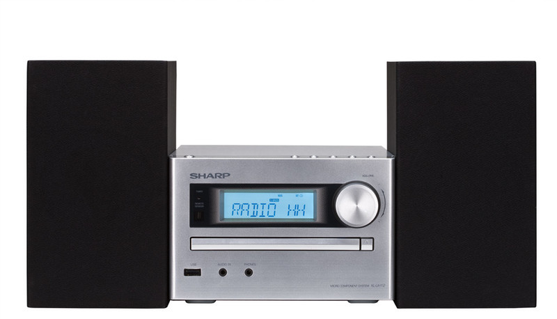Sharp XL-UH12H Micro set 10W Silver home audio set
